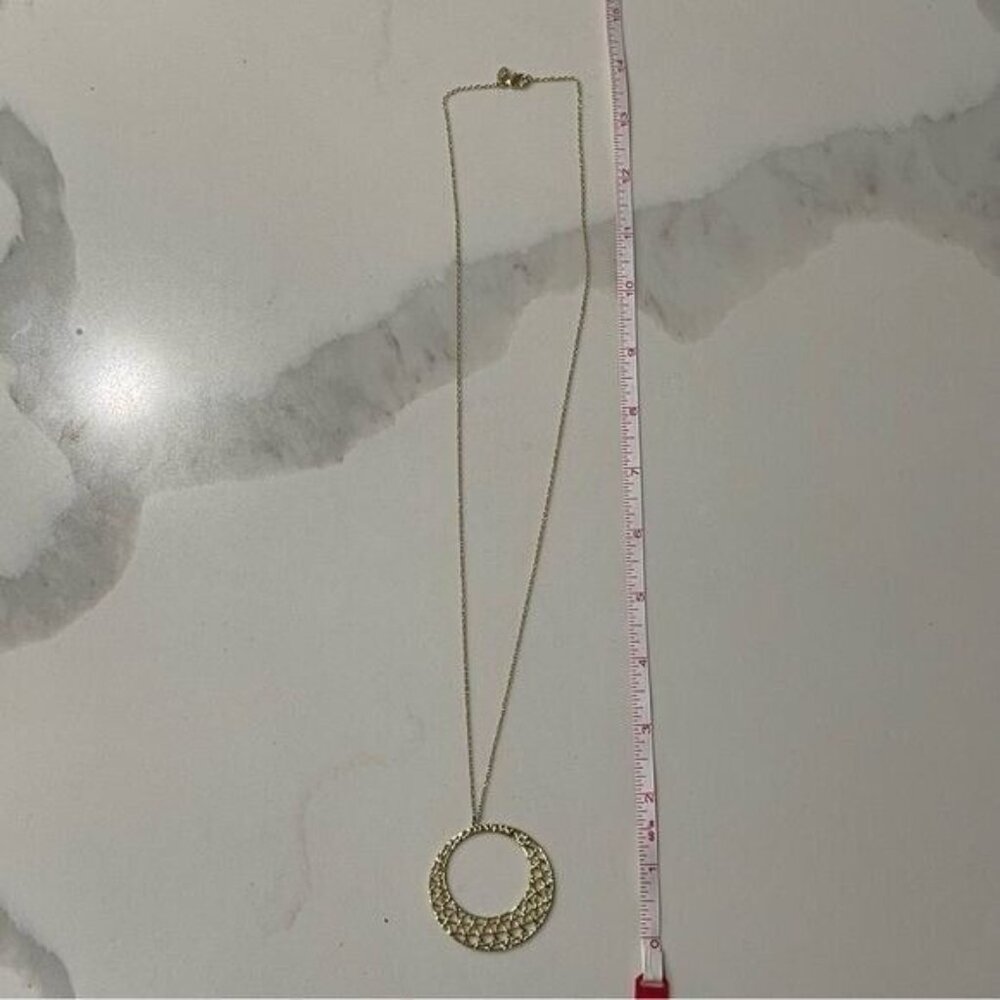Aria Rose Gorjana Pendant Necklace in Gold Tone - Picture 4 of 5